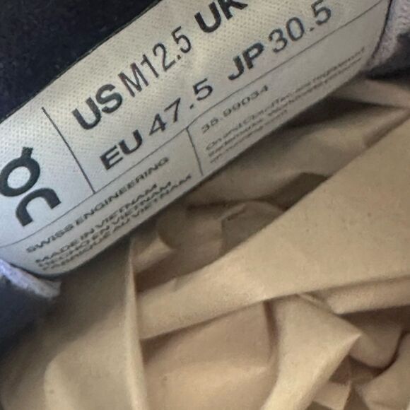 ON Cloudflow Men’s Ink/Meadow Running Sneakers 12.5 - Picture 6 of 8